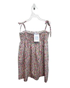 BELLA BLISS PINK FLORAL SLEEVELESS SHIRT
