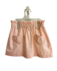 BONTON PINK SEERSUCKER STRIPED SKIRT