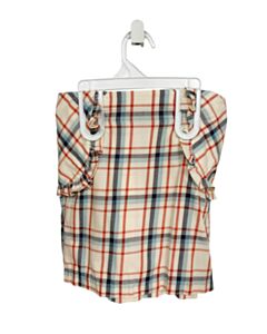 BELLA BLISS  BLUE  PLAID  SKIRT