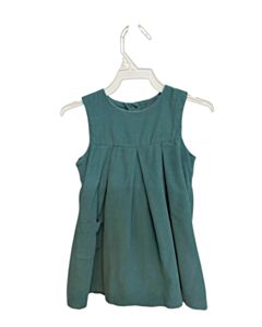 LITTLE ENGLISH GREEN CORDUROY DRESS