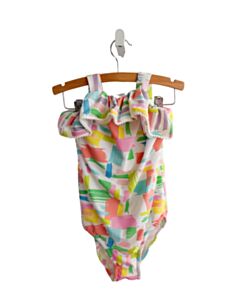 EYELET & IVY PINK PRINTED DESIGN 1-PIECE SWIMSUIT