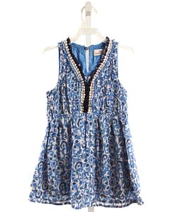 VINEYARD VINES  BLUE  FLORAL PRINTED DESIGN DRESS