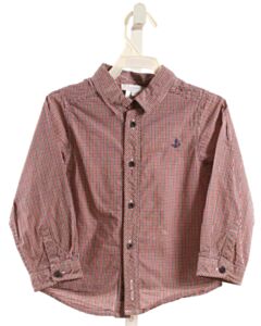 JACADI  RED  DRESS SHIRT