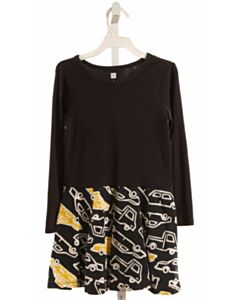 TEA  BLACK    KNIT DRESS