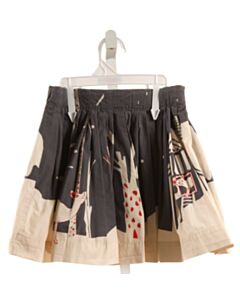 COS  GRAY   PRINTED DESIGN SKIRT