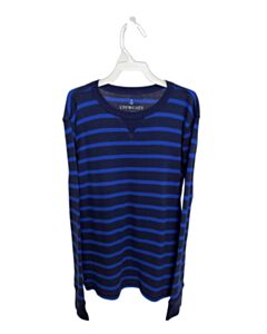 CREWCUTS  BLUE  STRIPED  KNIT LS SHIRT