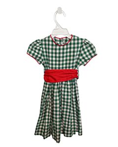 FUNTASIA TOO GREEN GINGHAM DRESS