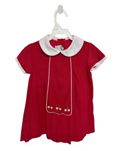 BELLA BLISS RED CORDUROY DRESS