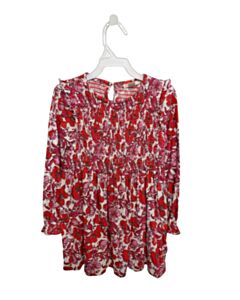 CREWCUTS  RED  FLORAL  KNIT DRESS
