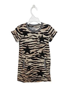 MIA NEW YORK BROWN PRINTED DESIGN KNIT DRESS