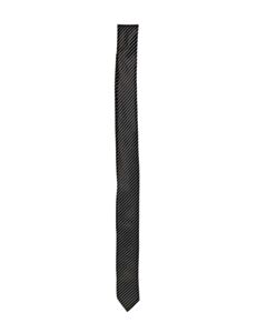APPAMAN  BLACK  STRIPED  TIE