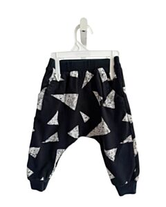 JOAH LOVE  BLACK   PRINTED DESIGN PANTS