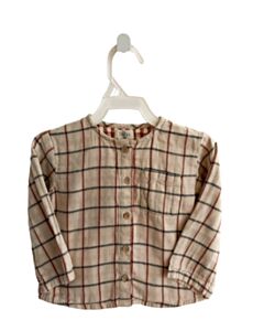 BUHO BROWN WINDOWPANE SHIRT-LS
