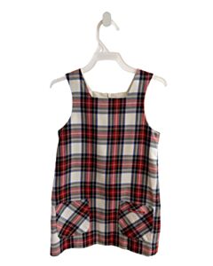 TARTINE ET CHOCOLAT RED PLAID DRESS