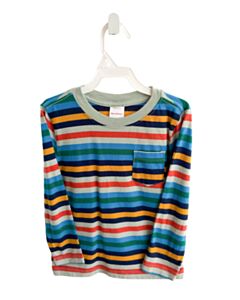 HANNA ANDERSSON BLUE STRIPED KNIT LS SHIRT