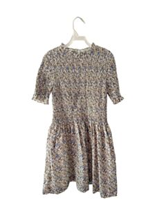 GABBY  MULTI-COLOR  FLORAL SMOCKED DRESS
