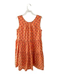 PINK CHICKEN  ORANGE  FLORAL  DRESS