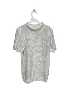 JAMES & LOTTIE WHITE VELVET SHIRT-SS