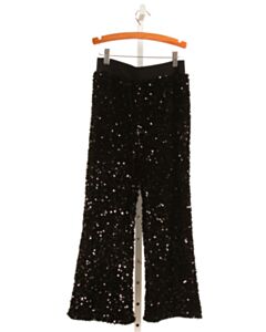 HABITUAL GIRL BLACK SEQUINED PANTS