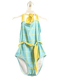 THE BEAUFORT BONNET COMPANY  AQUA  1-PIECE SWIMSUIT