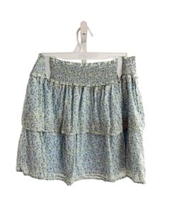 VINEYARD VINES LT BLUE FLORAL SMOCKED SKIRT