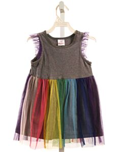HANNA ANDERSSON  MULTI-COLOR TULLE  KNIT DRESS