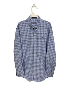 VINEYARD VINES  BLUE  PLAID  DRESS SHIRT