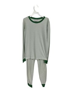 LAKE PAJAMAS GREEN STRIPED LOUNGEWEAR