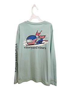 VINEYARD VINES BLUE PRINTED DESIGN T-SHIRT