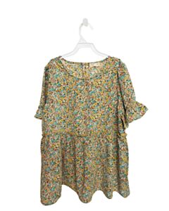 HAYDEN GIRLS  YELLOW  FLORAL  SHIRT-SS