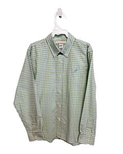 THE BEAUFORT BONNET COMPANY  GREEN  GINGHAM  DRESS SHIRT