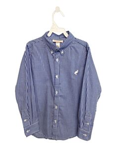 THE BEAUFORT BONNET COMPANY  BLUE  GINGHAM  DRESS SHIRT