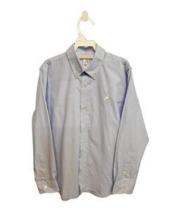 THE BEAUFORT BONNET COMPANY  BLUE  MICROCHECK  DRESS SHIRT