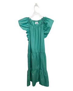 PLEAT.  GREEN    DRESS