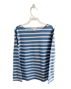 CREWCUTS  BLUE  STRIPED  KNIT LS SHIRT