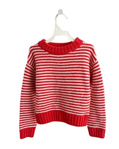 ZARA  RED  STRIPED  SWEATER