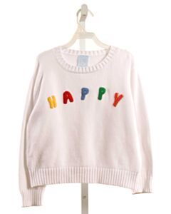 BELLA BLISS WHITE APPLIQUED SWEATER