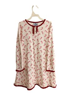 EYELET & IVY RED LOUNGEWEAR WITH RUFFLE