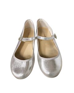 CHILDRENCHIC SILVER MARY JANES  *EUC SIZE CHILD 3.5