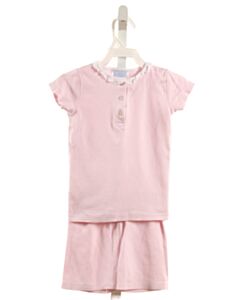 BELLA BLISS LT PINK LOUNGEWEAR WITH RUFFLE