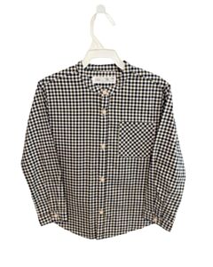 ZARA BLUE GINGHAM DRESS SHIRT