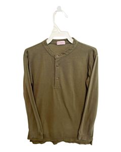 LA COQUETA GREEN PIQUE KNIT LS SHIRT