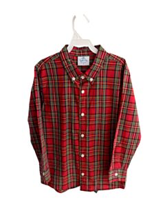 EYELET & IVY  RED  PLAID  DRESS SHIRT