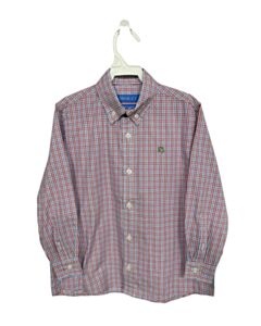 J. BAILEY  RED  PLAID  DRESS SHIRT