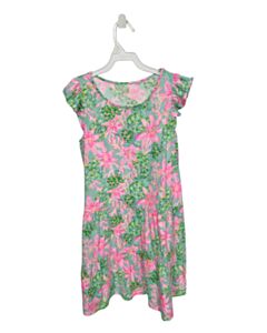 LILLY PULITZER BLUE FLORAL KNIT DRESS
