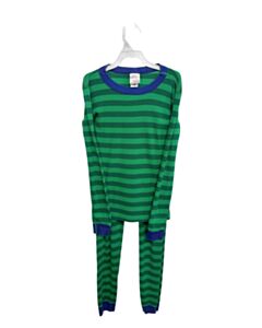 HANNA ANDERSSON  GREEN  STRIPED  LOUNGEWEAR