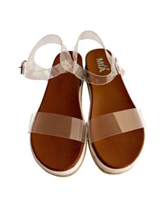 BELLA MIA KIDS BROWN SANDALS  *EUC SIZE CHILD 3