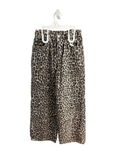 ZARA BROWN DENIM PRINTED DESIGN PANTS