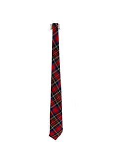 J. BAILEY  RED  PLAID  TIE