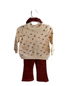TAHARI RED FLORAL 2-PIECE OUTFIT